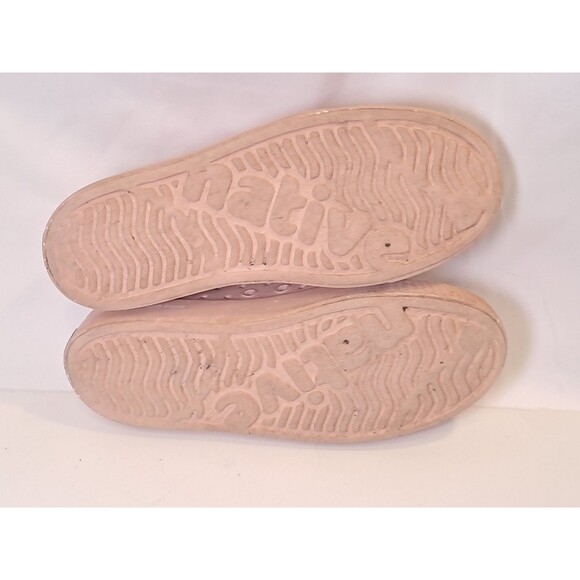 Native Jefferson Bloom Kids Slip-On Shoes Size J1 Chameleon Pink Shell Speckles - Picture 8 of 8